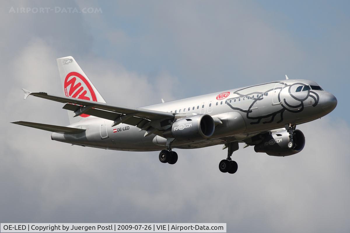 OE-LED, 2008 Airbus A319-112 C/N 3407, Airbus A319-112