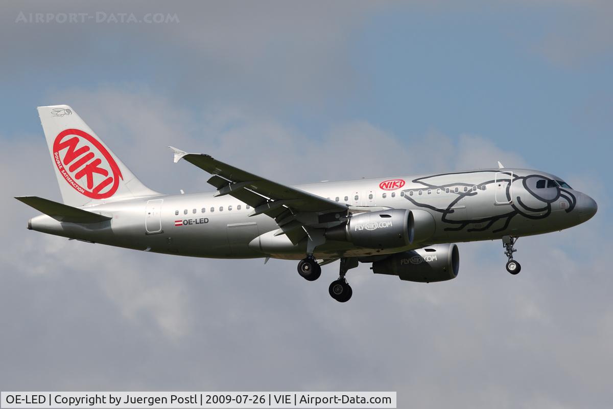 OE-LED, 2008 Airbus A319-112 C/N 3407, Airbus A319-112