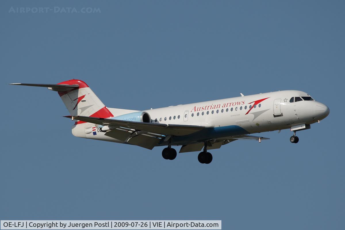 OE-LFJ, 1995 Fokker 70 (F-28-0070) C/N 11532, Fokker 70