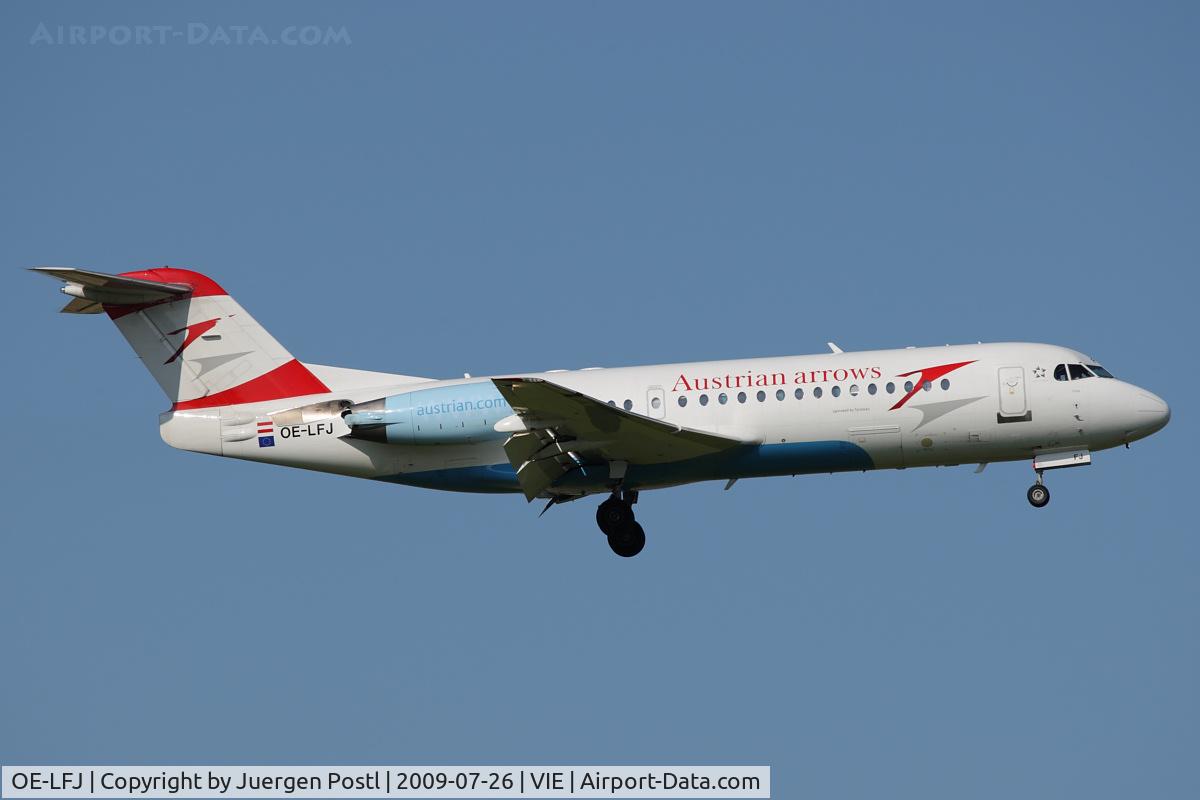 OE-LFJ, 1995 Fokker 70 (F-28-0070) C/N 11532, Fokker 70