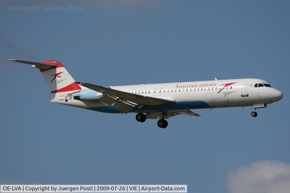 OE-LVA, 1994 Fokker 100 (F-28-0100) C/N 11490, Fokker 100