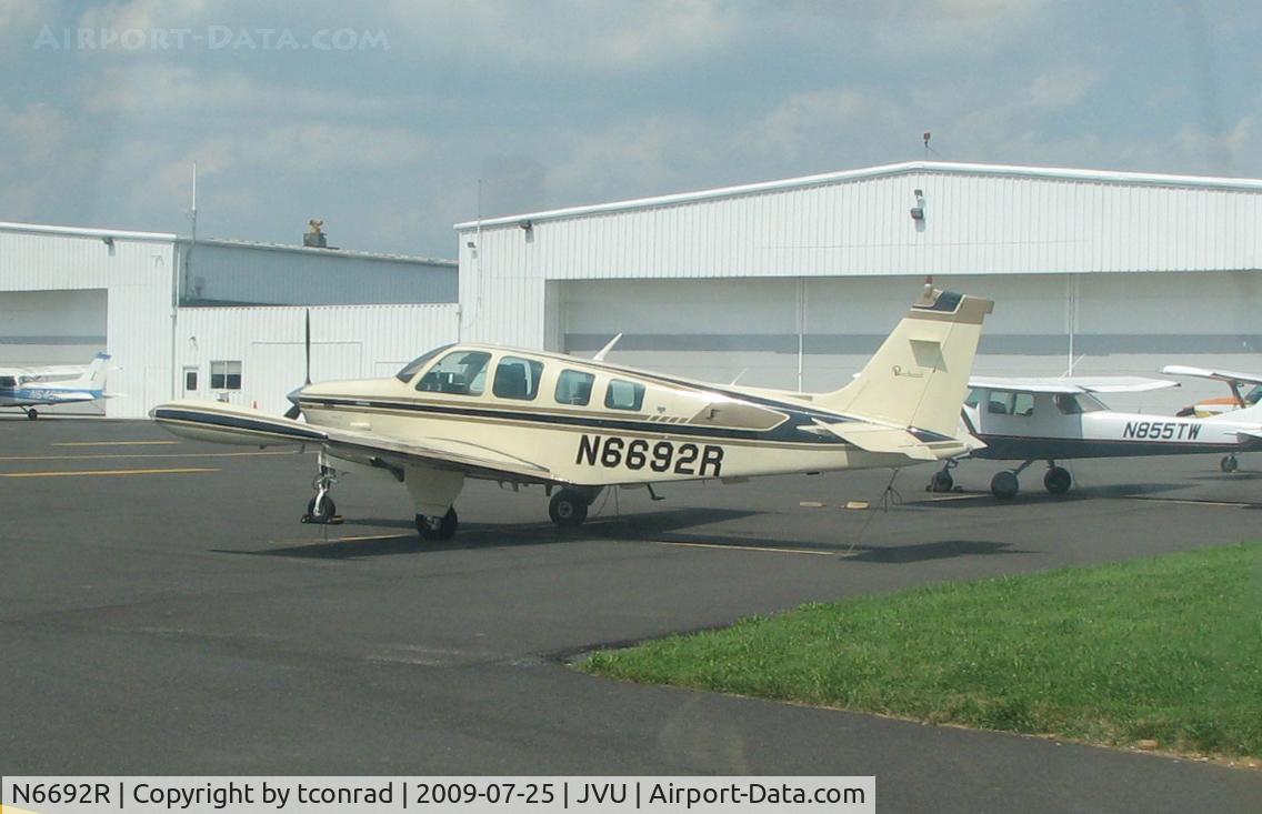 N6692R, 1980 Beech A36TC Bonanza 36 C/N EA-55, at Queen City