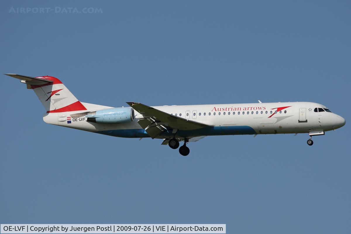 OE-LVF, 1993 Fokker 100 (F-28-0100) C/N 11483, Fokker 100