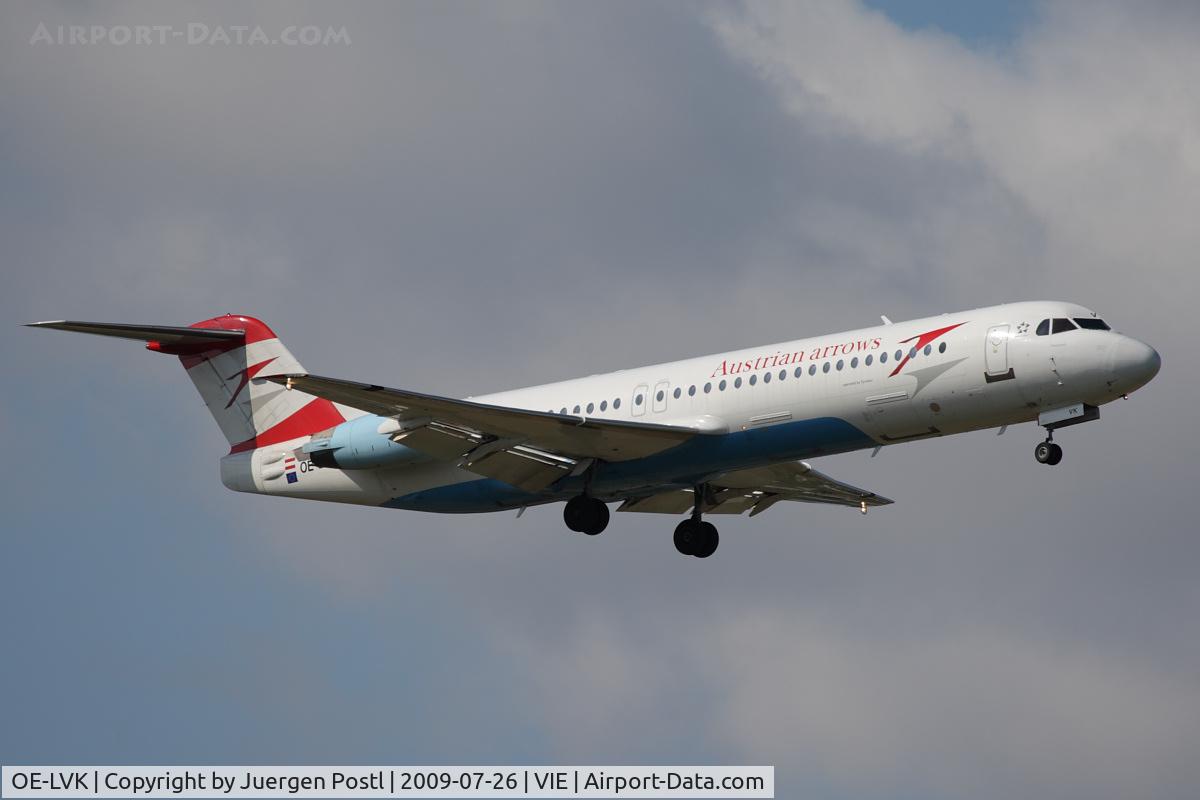 OE-LVK, 1992 Fokker 100 (F-28-0100) C/N 11397, Fokker 100