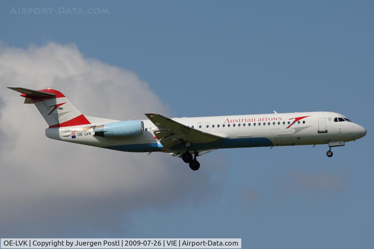OE-LVK, 1992 Fokker 100 (F-28-0100) C/N 11397, Fokker 100