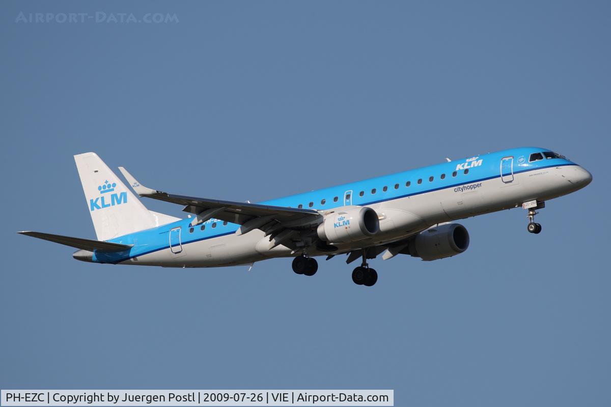 PH-EZC, 2008 Embraer 190LR (ERJ-190-100LR) C/N 19000250, Embraer ERJ190-100LR 190LR