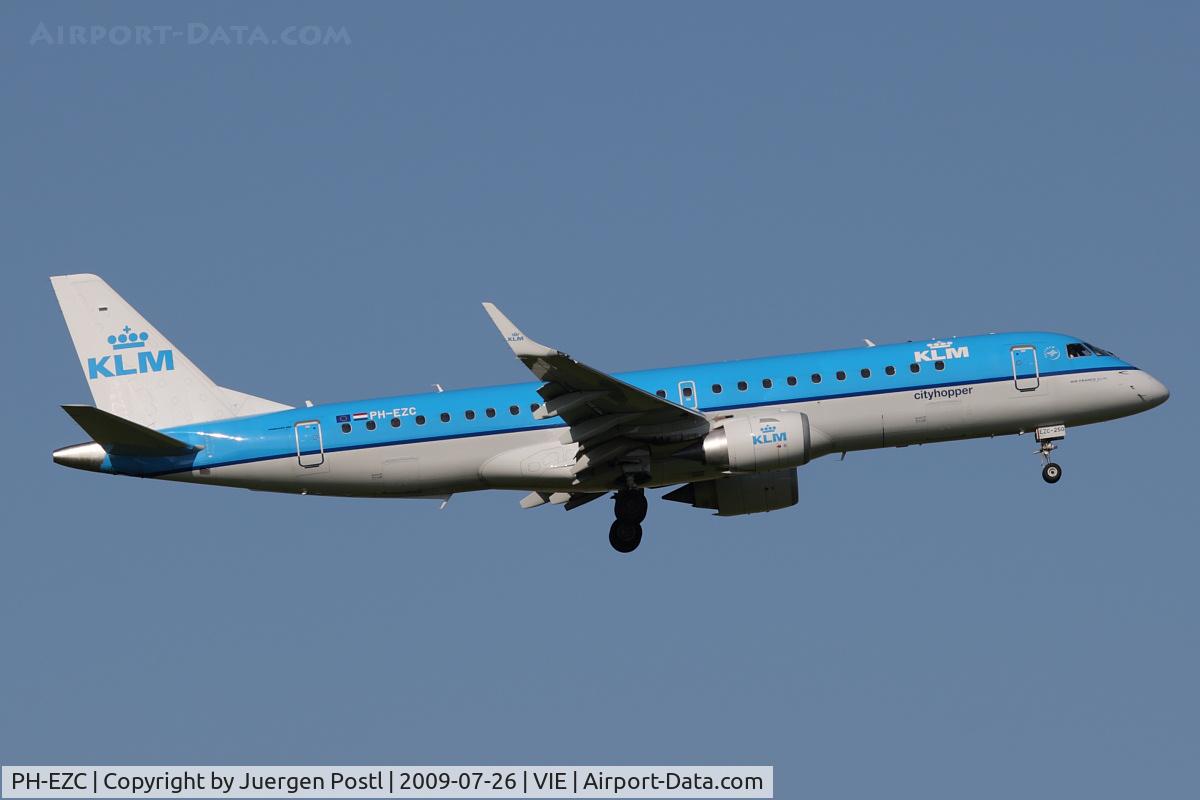 PH-EZC, 2008 Embraer 190LR (ERJ-190-100LR) C/N 19000250, Embraer ERJ-190-100LR 190LR