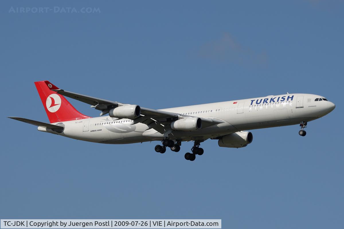 TC-JDK, 1993 Airbus A340-311 C/N 025, Airbus A340-311