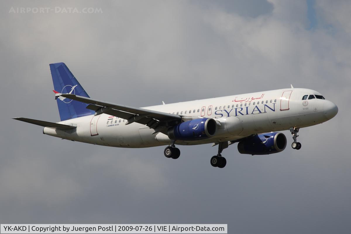 YK-AKD, 1999 Airbus A320-232 C/N 1076, Airbus A320-232