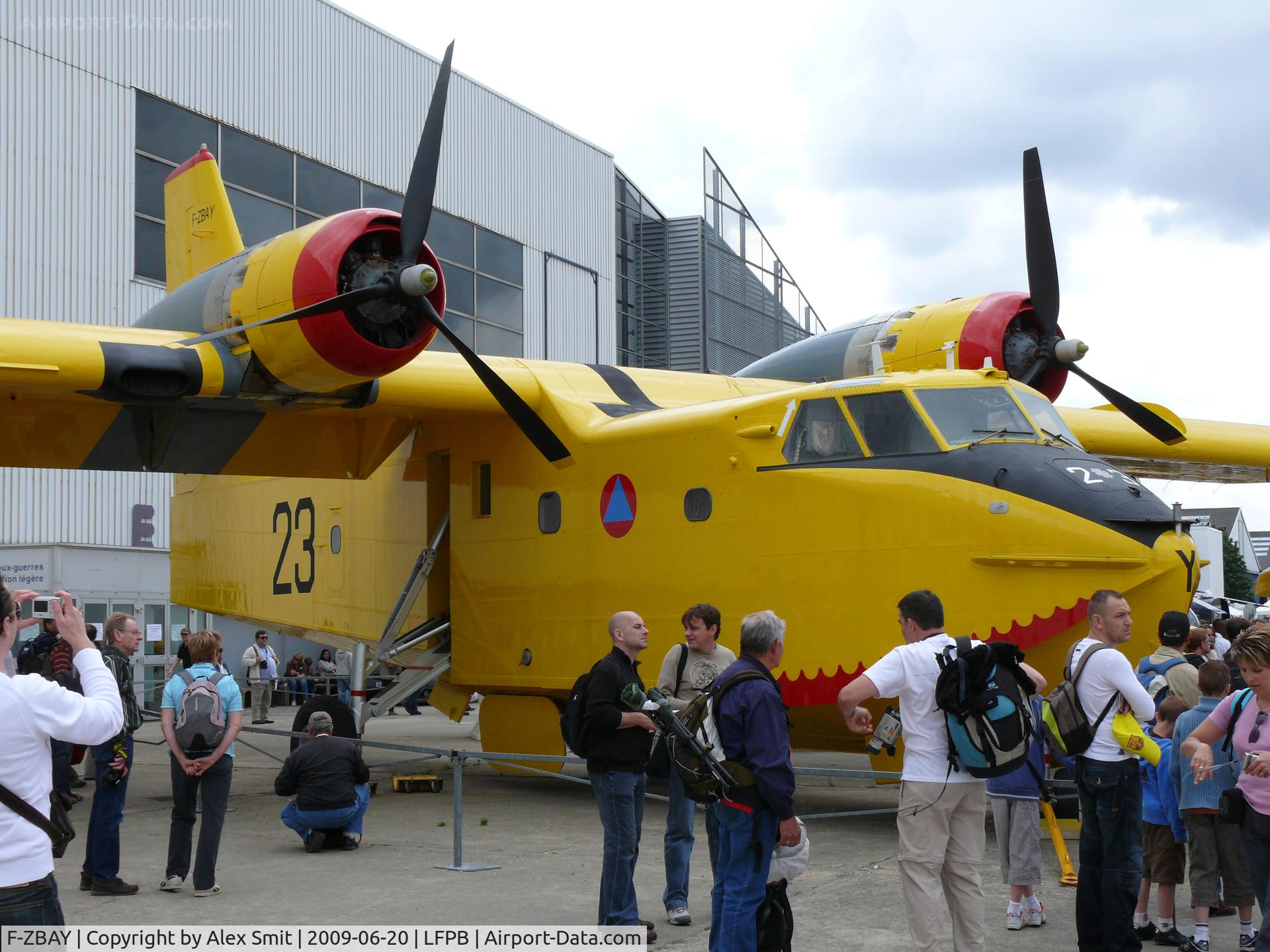 F-ZBAY, Canadair CL-215-I (CL-215-1A10) C/N 1023, Canadair CL215 F-ZBAY/23 Securité Civile part of the collection of the Musée de l´air