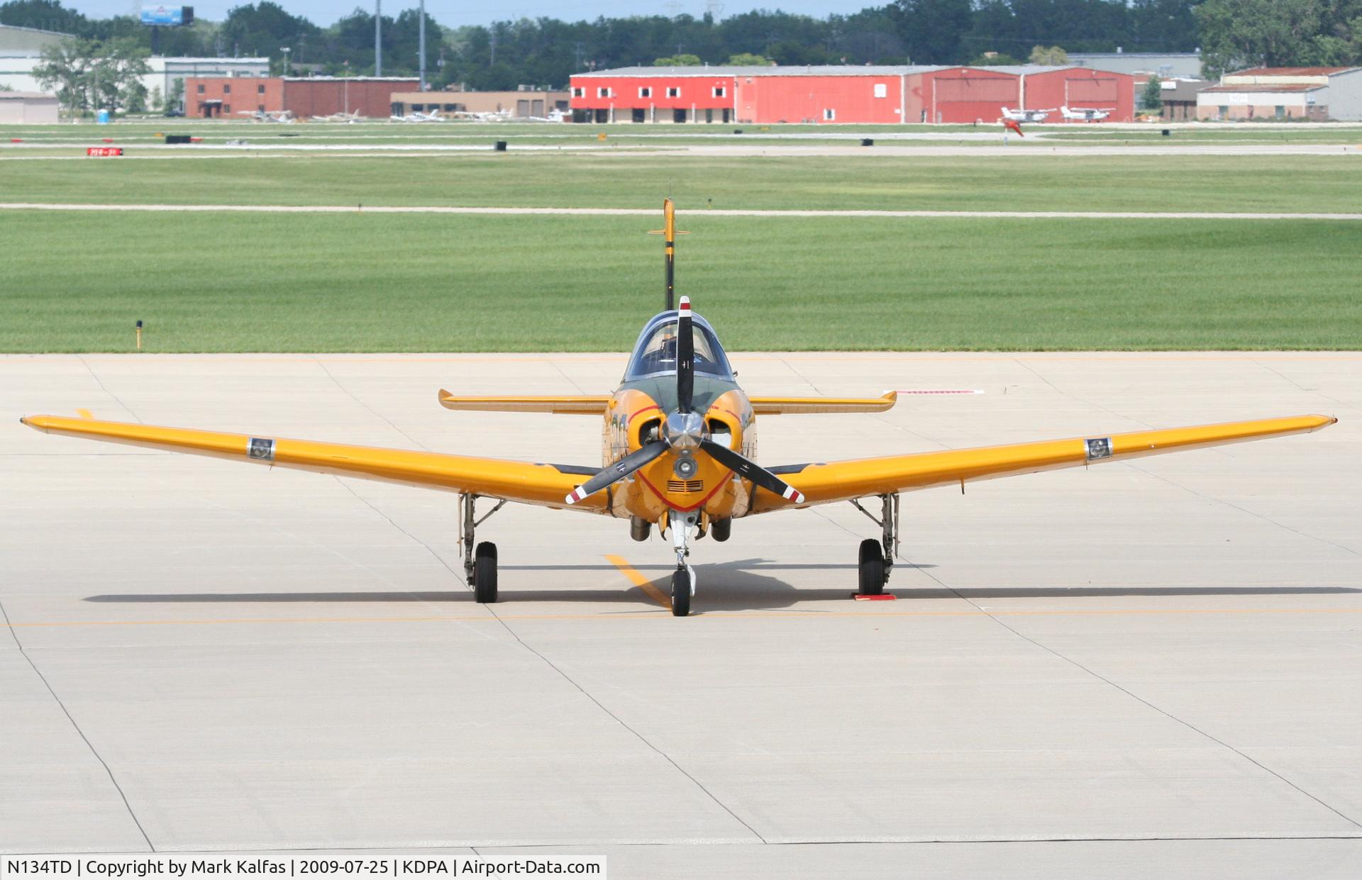 N134TD, Beech T-34B C/N BG-79, Lima Lima Flight Team Beech T-34B, N134TD on the ramp KDPA.