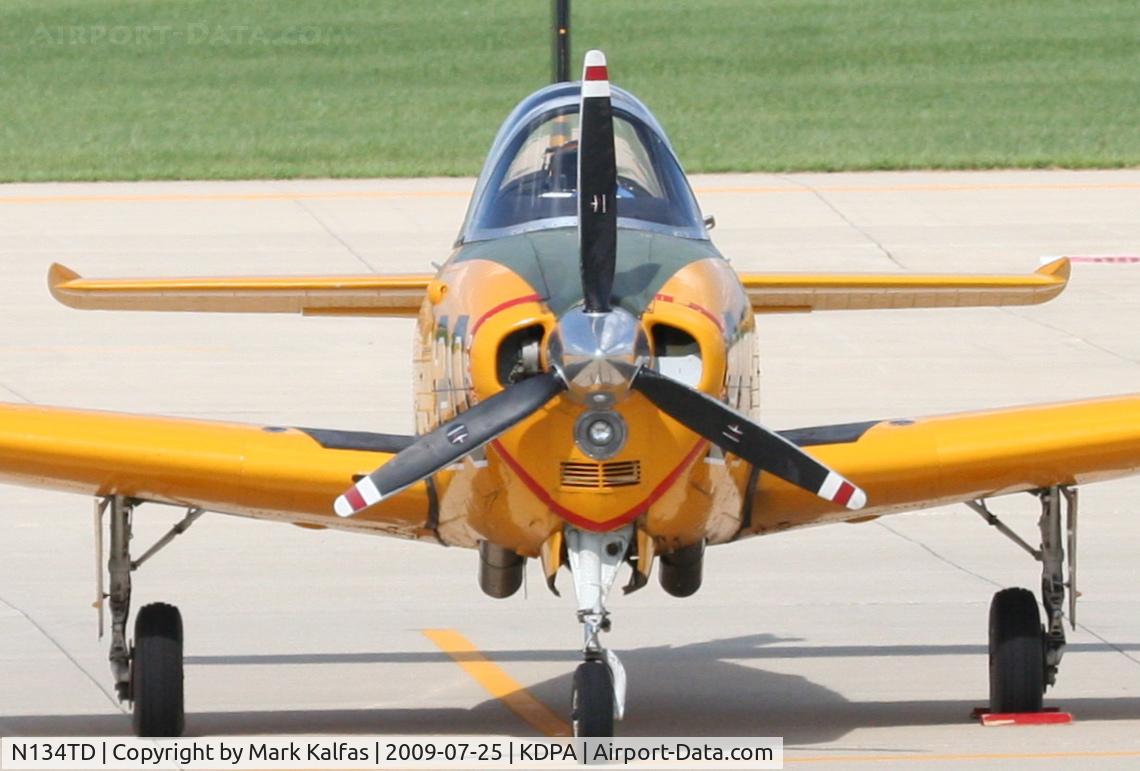 N134TD, Beech T-34B C/N BG-79, Lima Lima Flight Team Beech T-34B, N134TD on the ramp KDPA.