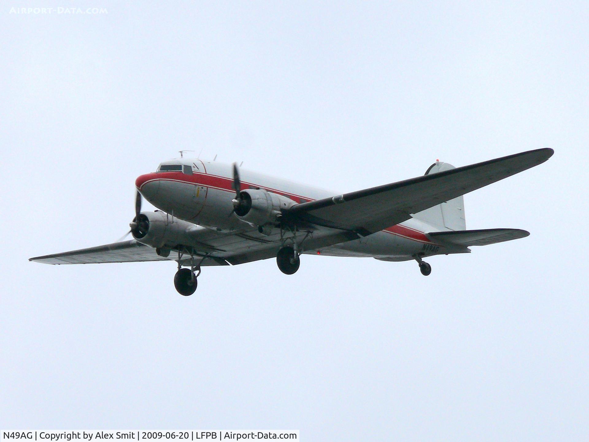 N49AG, 1943 Douglas DC-3A C/N 11737, Douglas C-53 Dakota N49AG Amicale Jean Baptiste Salis