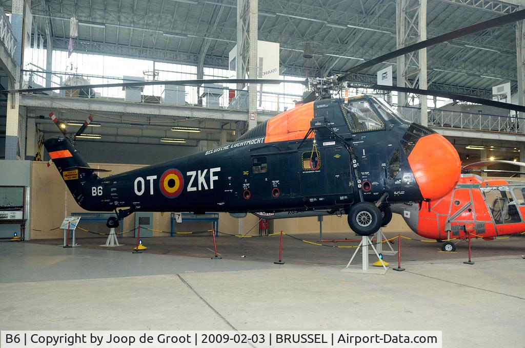 B6, Sikorsky HSS-1 Seabat C/N SA181, Preserved in the excellent Brussels museum