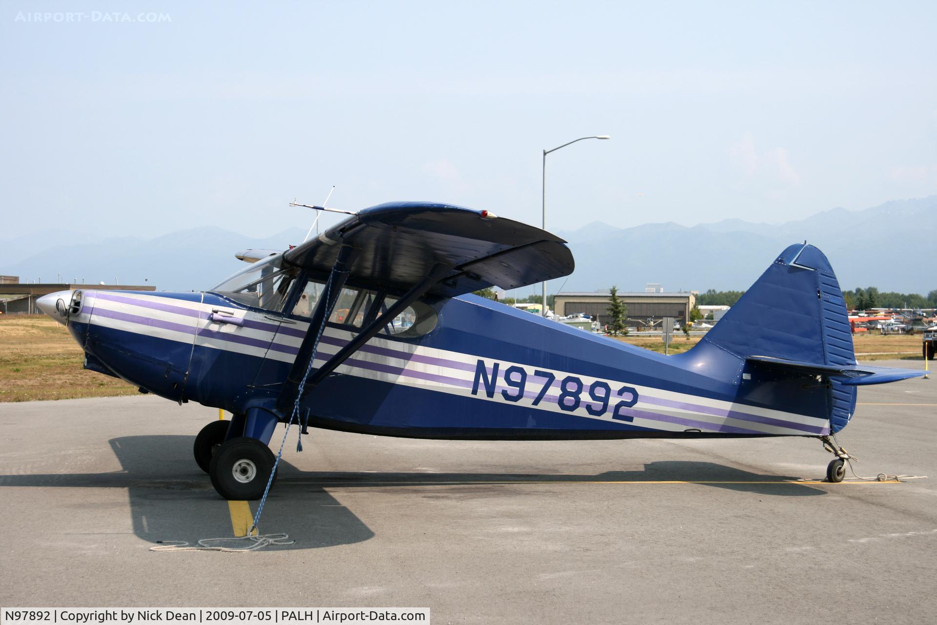 N97892, 1946 Stinson 108-1 Voyager C/N 108-892, PALH
