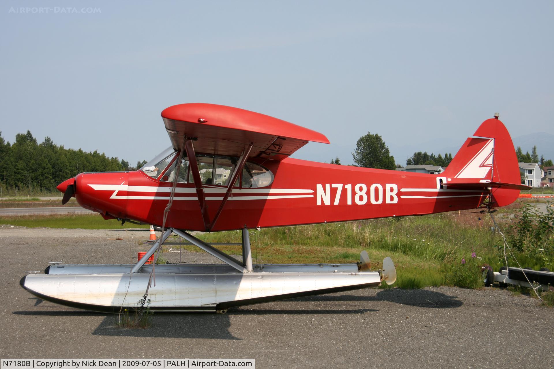 N7180B, 1956 Piper PA-18-150 Super Cub C/N 18-5219, PALH