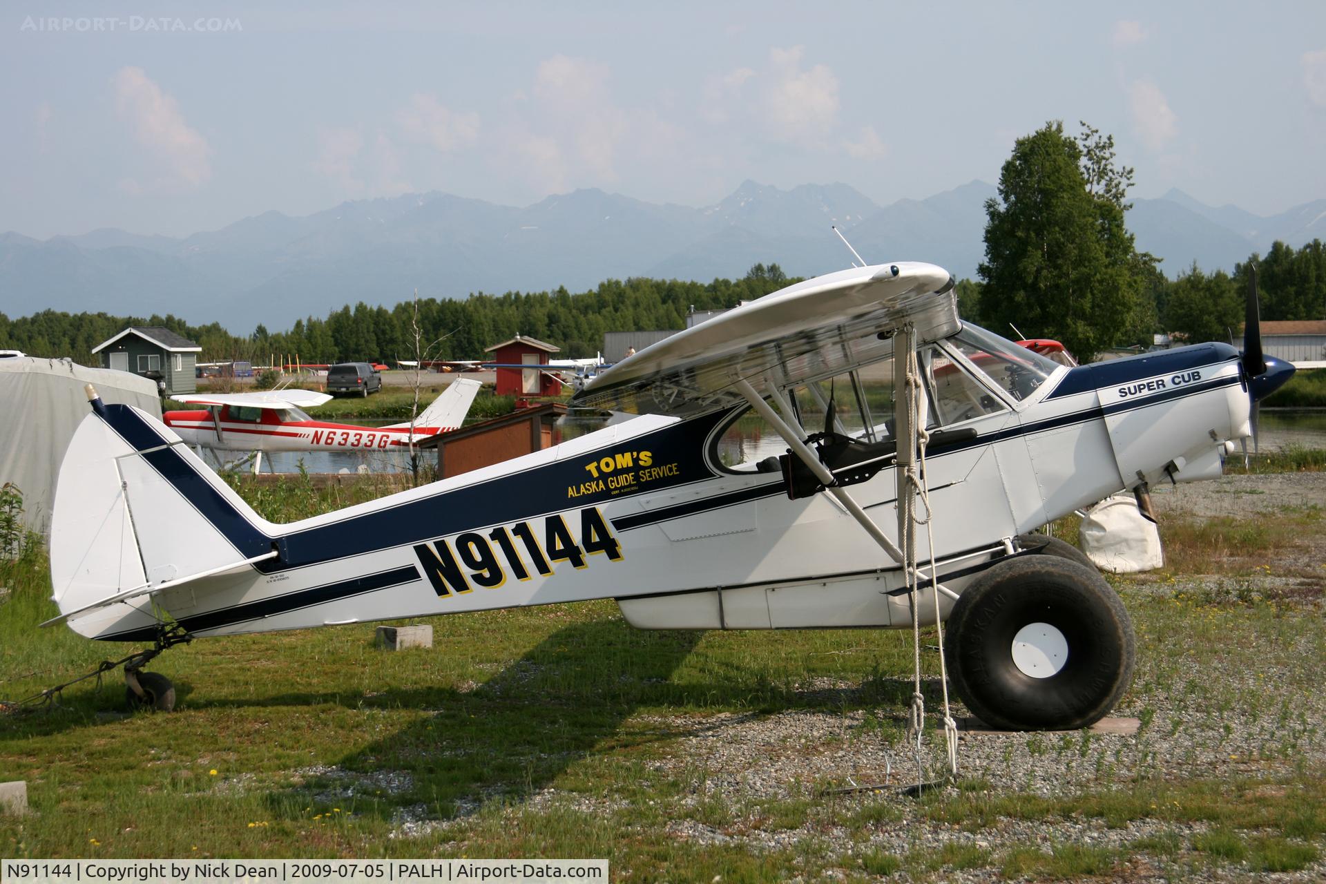 N91144, 1981 Piper PA-18-150 Super Cub C/N 18-8109075, PALH