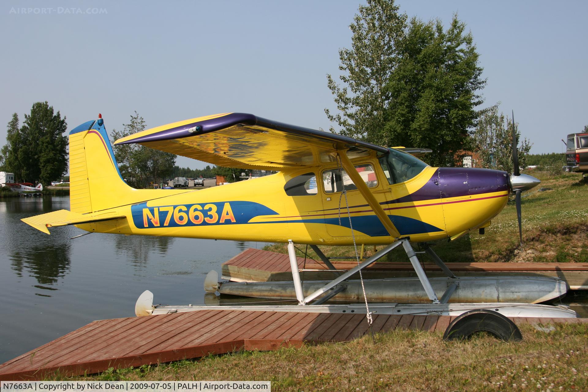 N7663A, 1956 Cessna 180 C/N 32560, PALH