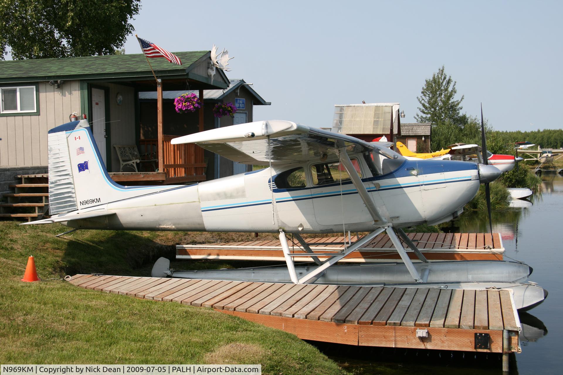 N969KM, 1958 Cessna 182A Skylane C/N 51506, PALH