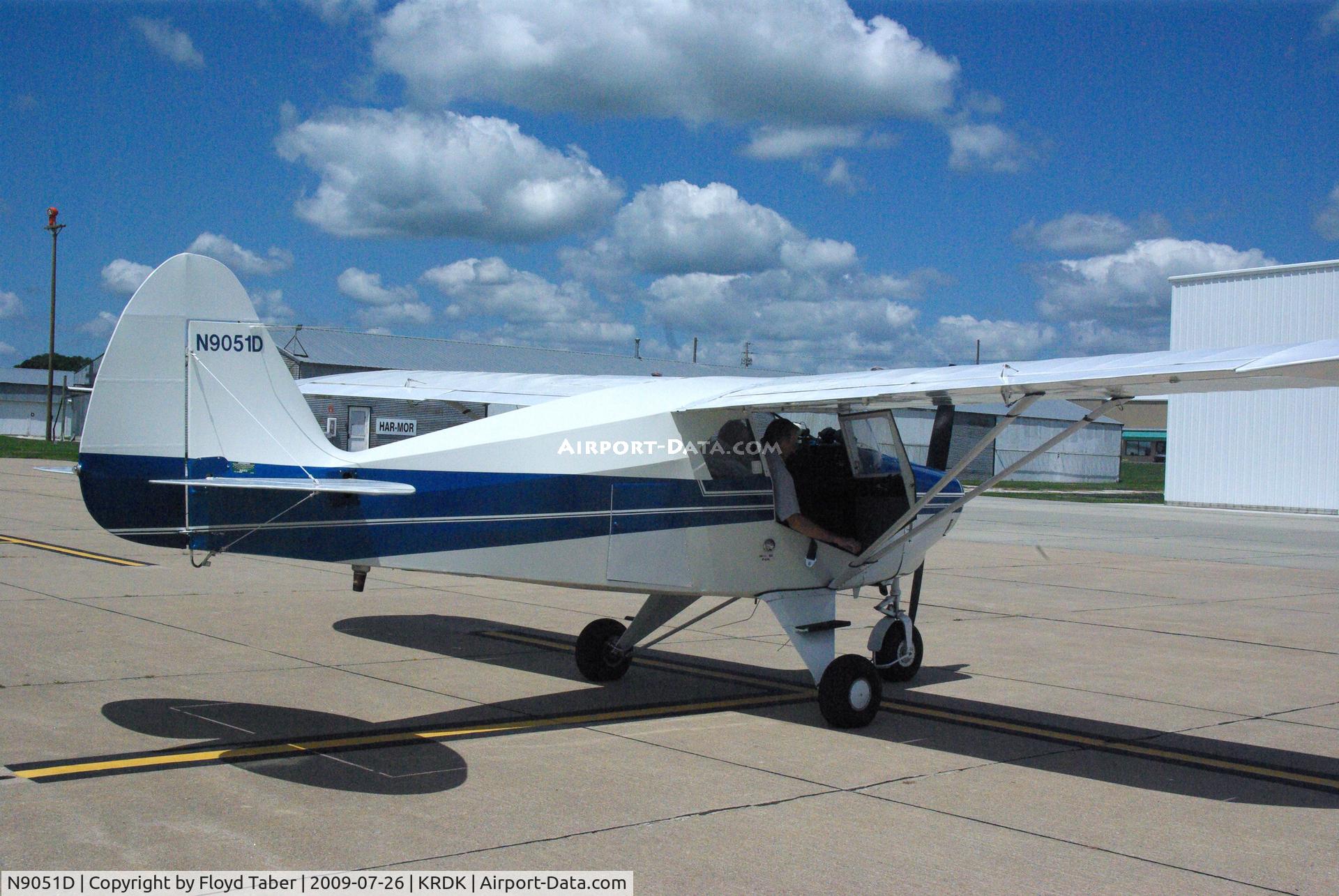 N9051D, Piper PA-22-160 Tri Pacer C/N 22-6191, 9051D arrival at new home with Happy Stan