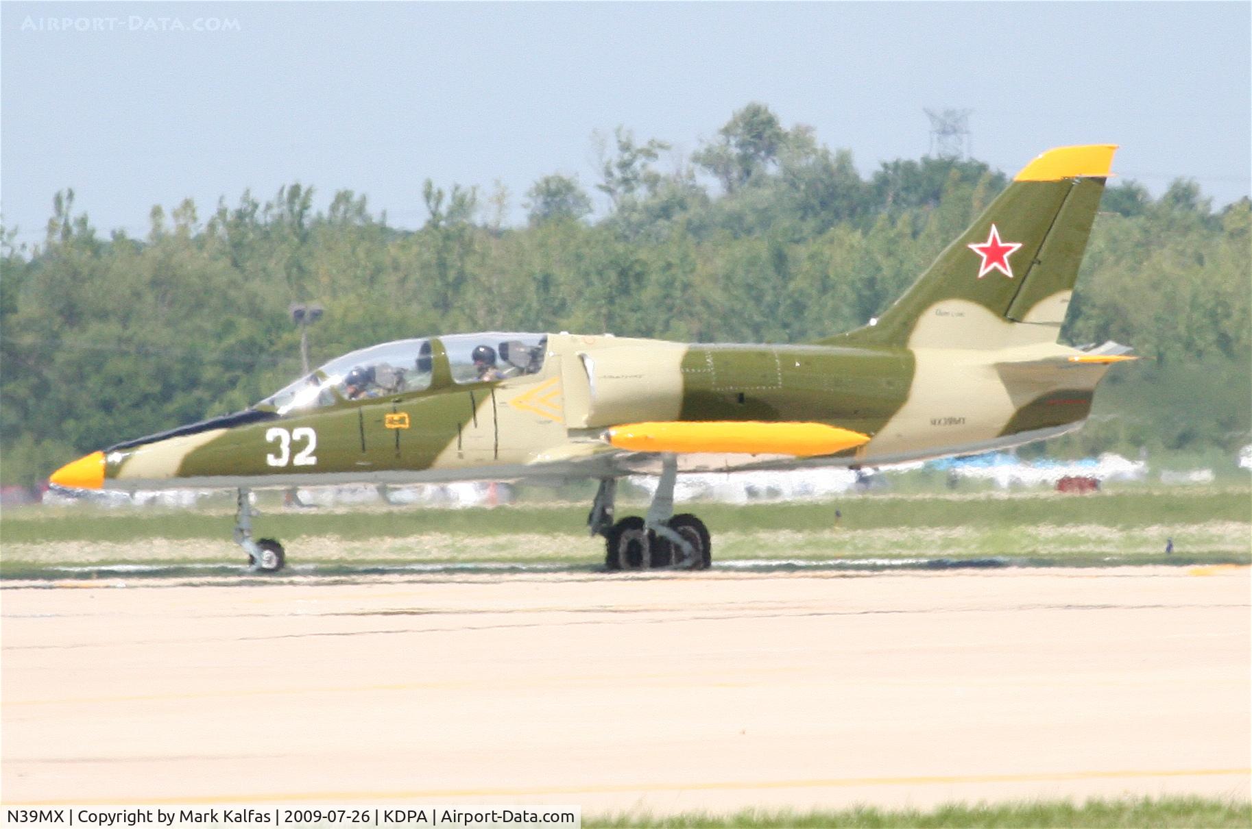 N39MX, 1979 Aero L-39C Albatros C/N 931532, L39C, N39MX taxiing to the ramp fter landing RWY 02L KDPA.