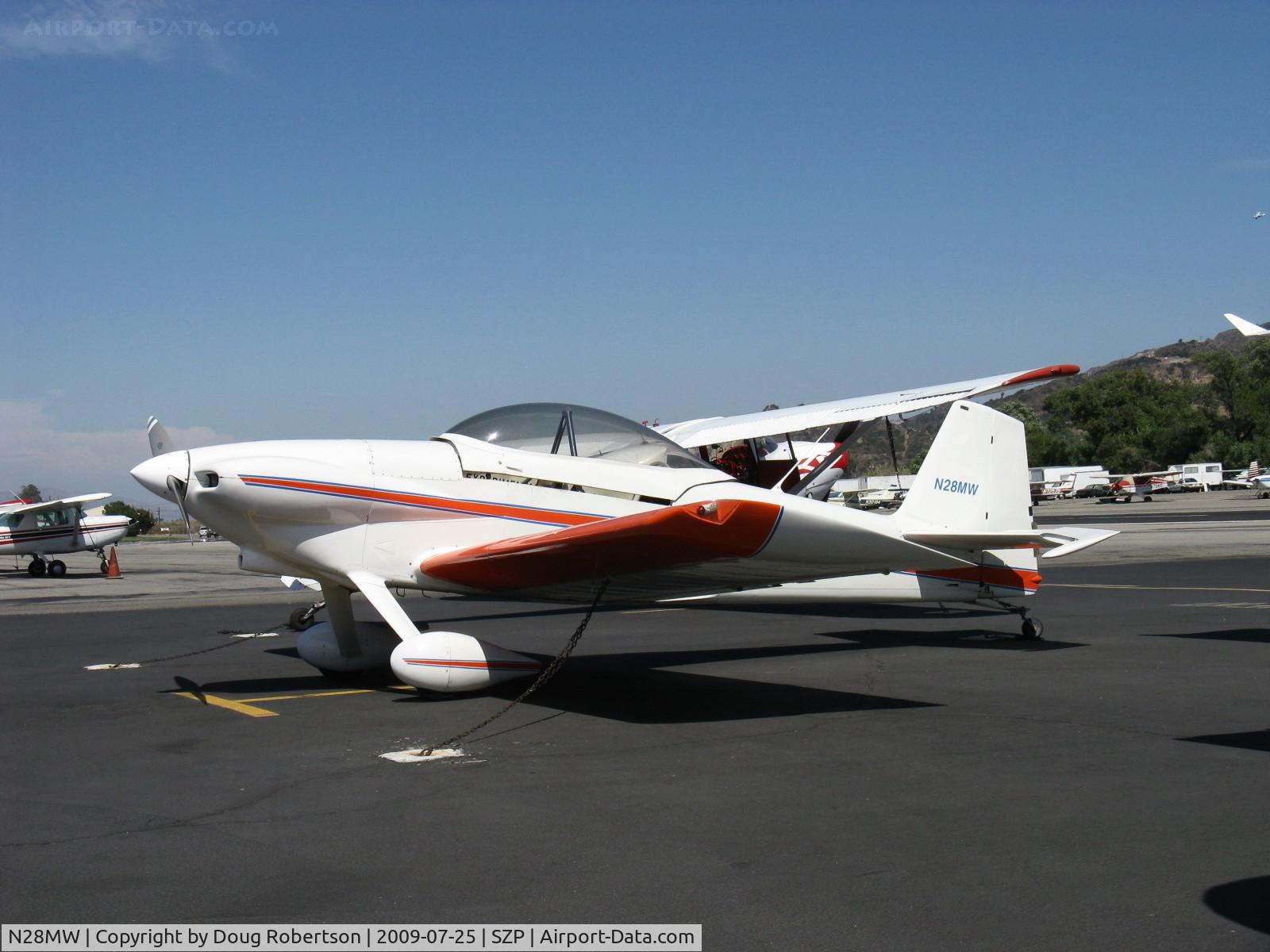 N28MW, 1986 Vans RV-4 C/N 1067, 1986 Waldorf VAN's RV-4, Lycoming O-320