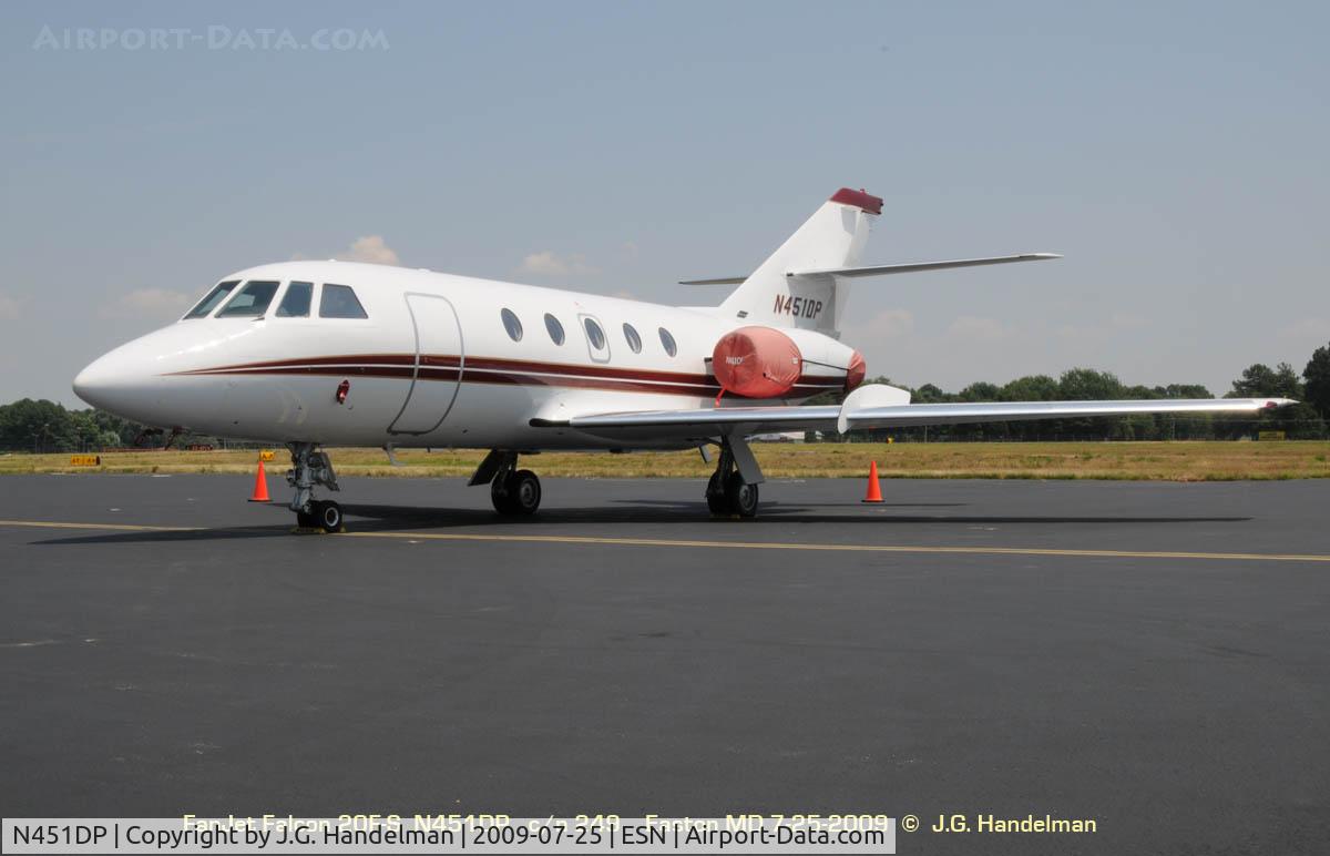 N451DP, 1971 Dassault Falcon (Mystere) 20F C/N 249, at Easton MD airport