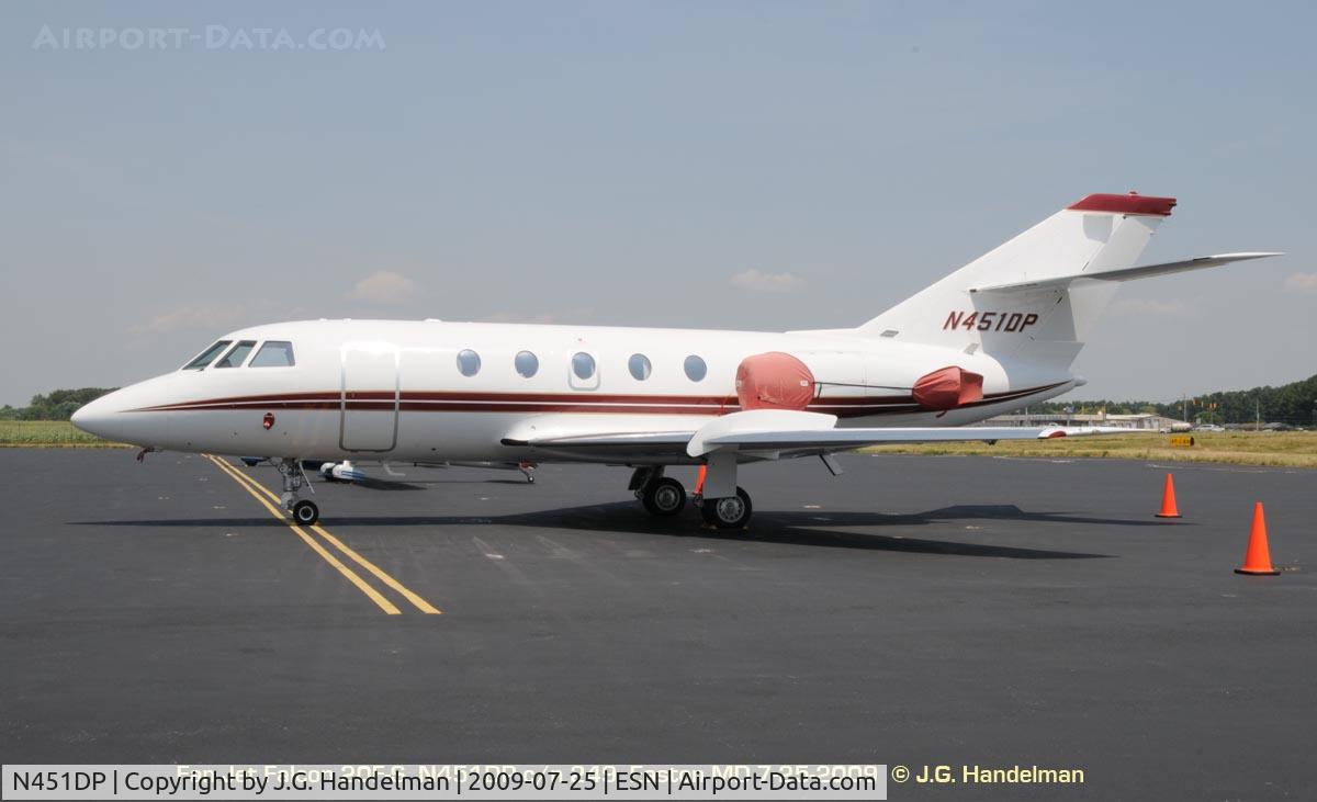 N451DP, 1971 Dassault Falcon (Mystere) 20F C/N 249, at Easton MD airport