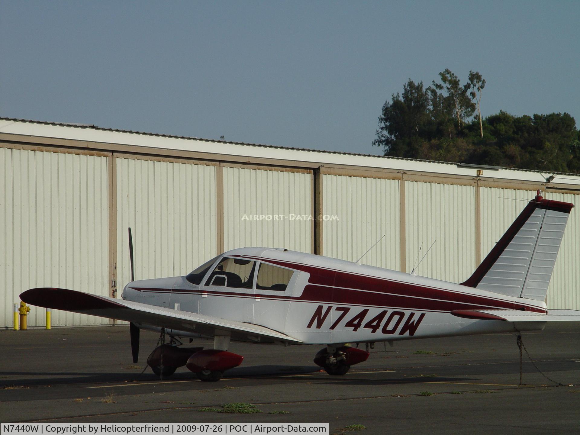 N7440W, 1963 Piper PA-28-180 C/N 28-1328, Parked at Brackett