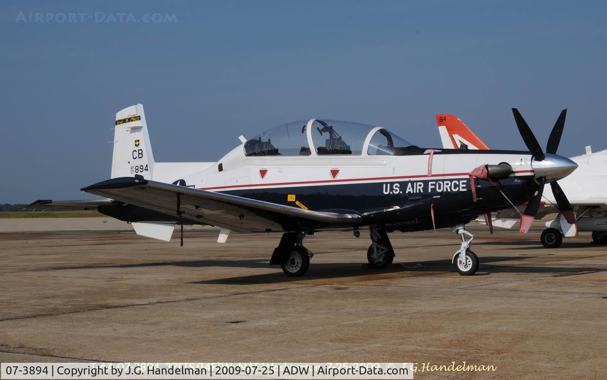07-3894, Raytheon T-6A Texan II C/N PT-453, At NAF Washington Andrews AFB Maryland