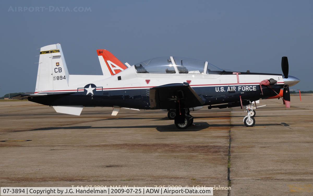 07-3894, Raytheon T-6A Texan II C/N PT-453, At NAF Washington Andrews AFB Maryland