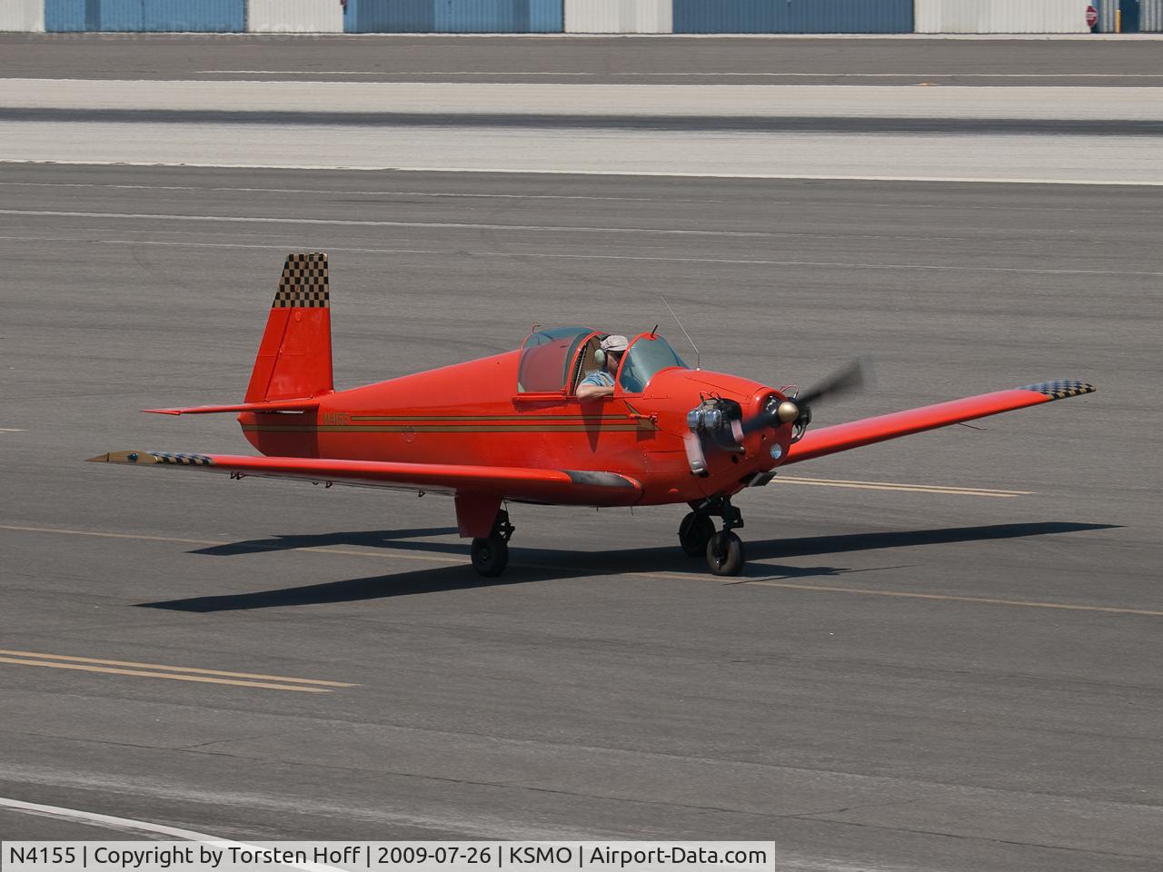N4155, 1955 Mooney M-18C C/N 321, N4155 taxiing