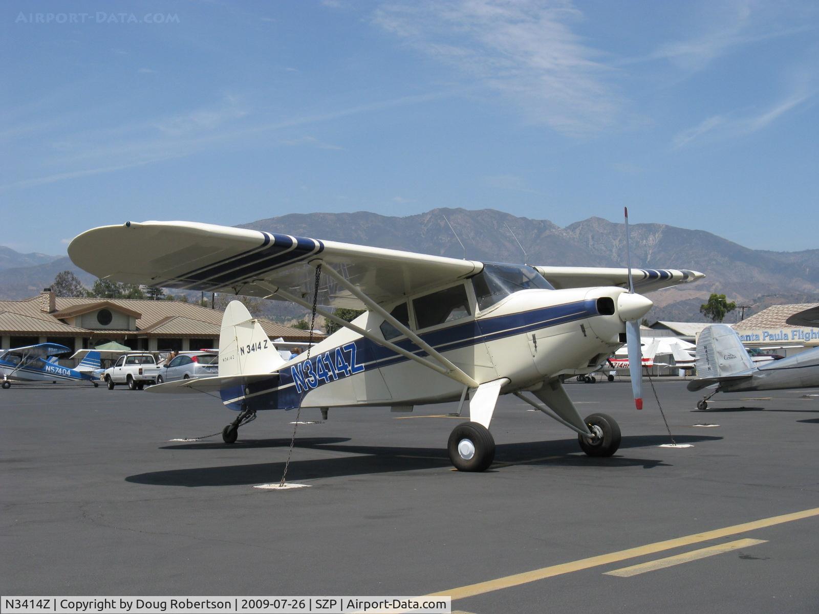 N3414Z, 1960 Piper PA-22-150 Tri-Pacer C/N 22-7327, 1960 Piper PA-20-150 BAJA PACER Mod, Lycoming O-320 150 Hp upgrade