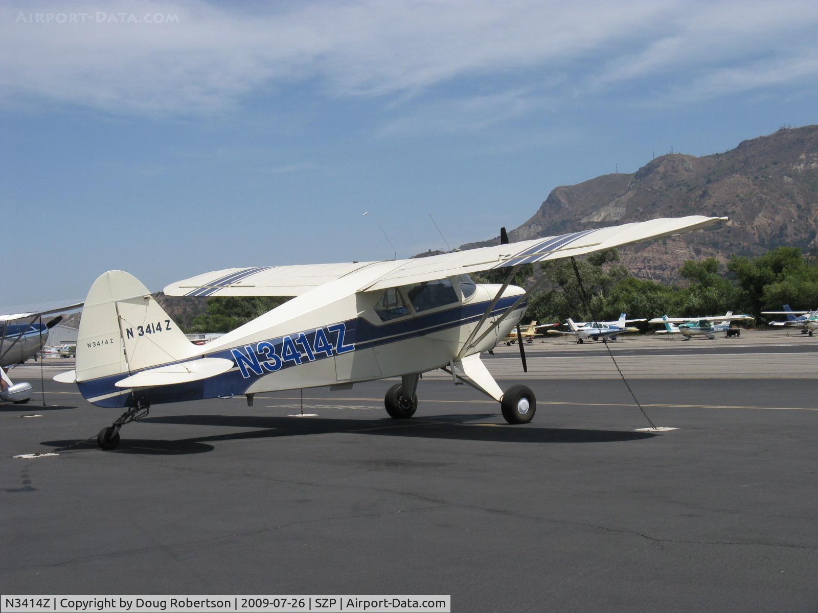 N3414Z, 1960 Piper PA-22-150 Tri-Pacer C/N 22-7327, 1960 Piper PA-20-150 BAJA PACER Mod, Lycoming O-320 150 Hp upgrade