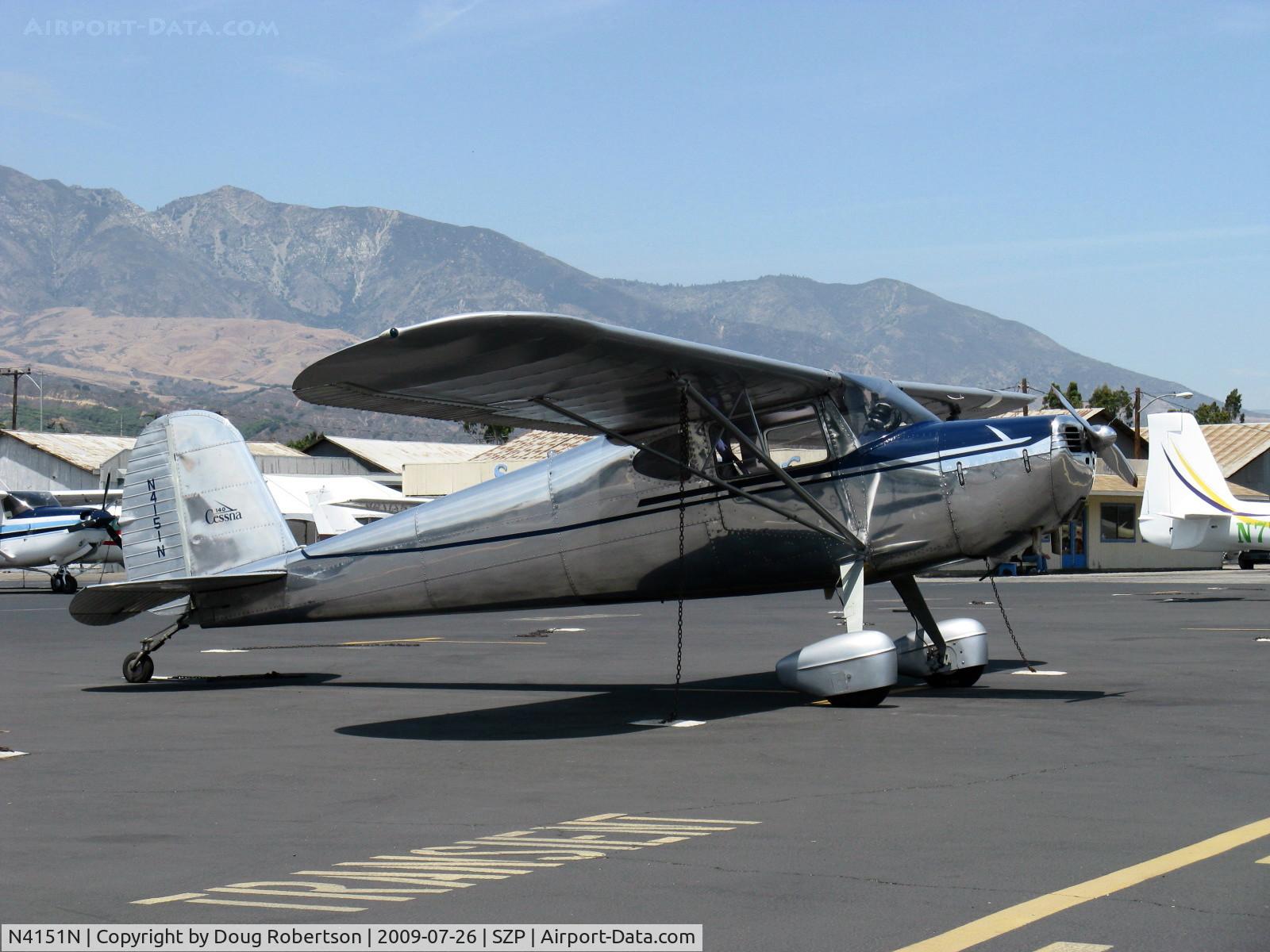 N4151N, 1947 Cessna 140 C/N 13873, 1947 Cessna 140, Continental C85 85 Hp
