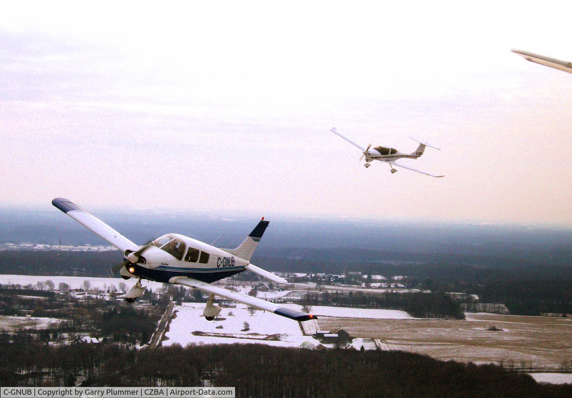 C-GNUB, 1975 Piper PA-28-140 Cherokee Cruiser C/N 28-7525242, Formation Flight