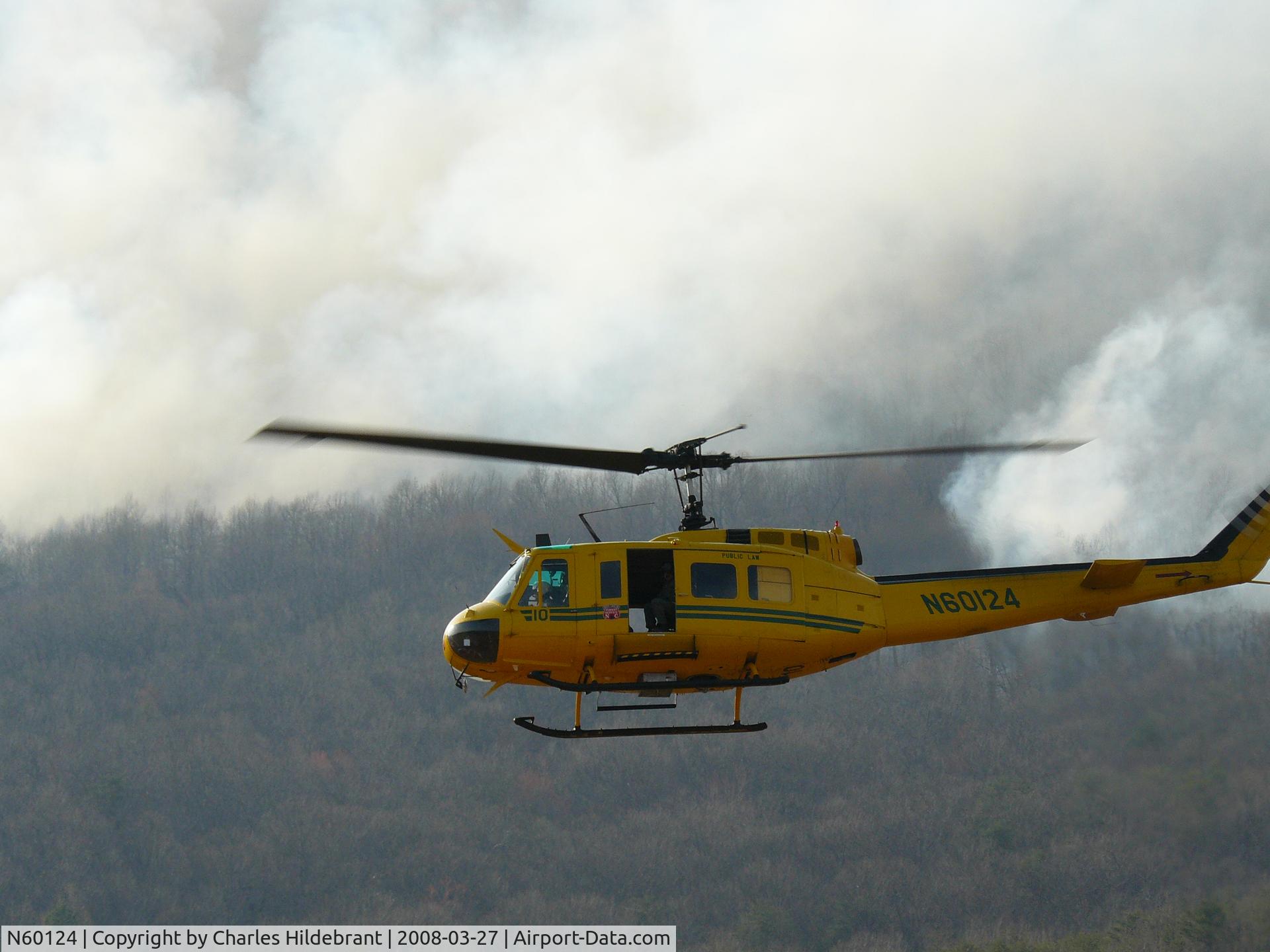 N60124, Cessna 150J C/N 15070087, Fighting a fire in Stokes County, NC