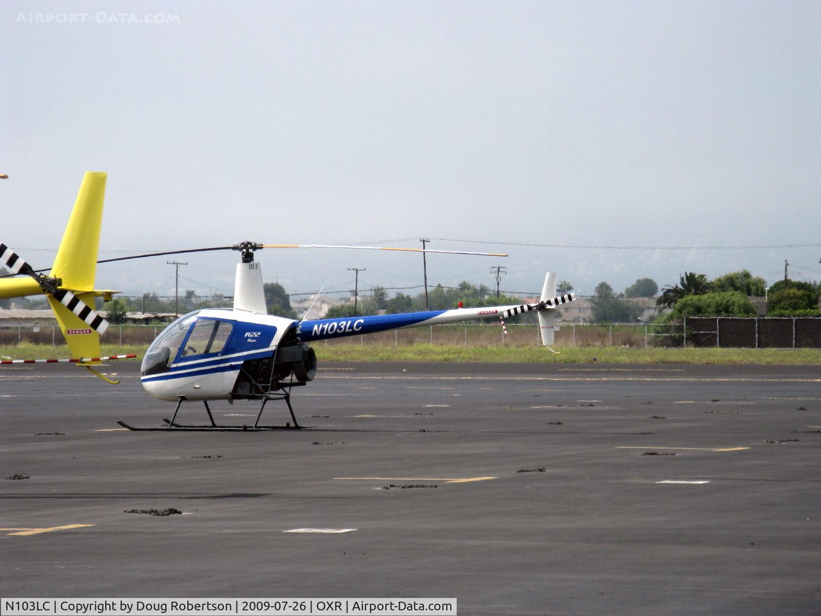 N103LC, 1989 Robinson R22 BETA C/N 1084, 1989 Robinson R22 BETA, Lycoming O-320-B2C 160 Hp