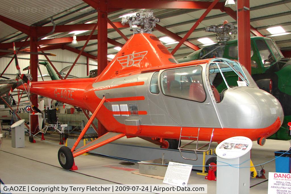 G-AOZE, 1957 Westland S.51 Widgeon Series 2 C/N WA/H/141, Westland S51 Widgeon - Exhibited in the International Helicopter Museum , Weston-Super Mare , Somerset , United Kingdom
