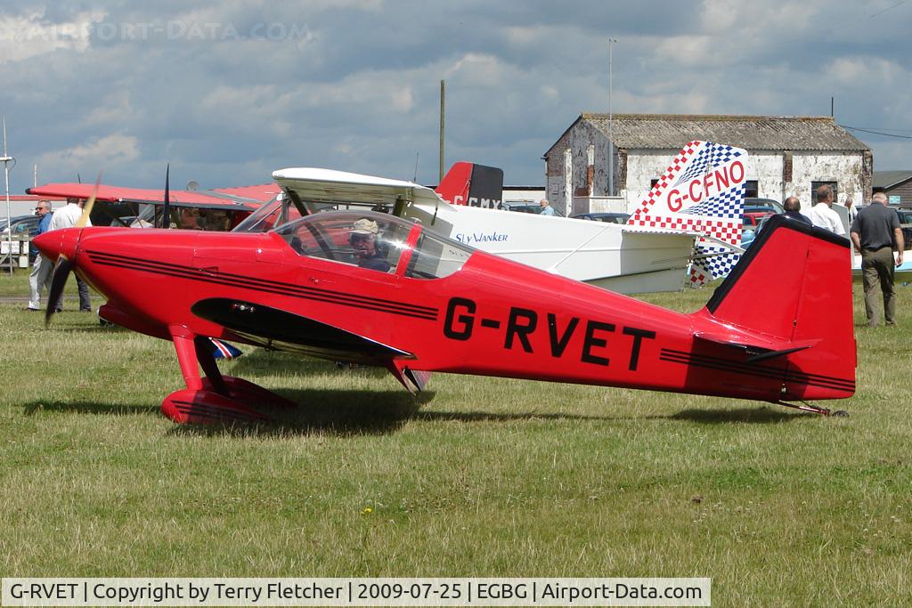 G-RVET, 1999 Vans RV-6 C/N PFA 181-12852, Vans RV-6 at Leicester on 2009 Homebuild Fly-In day