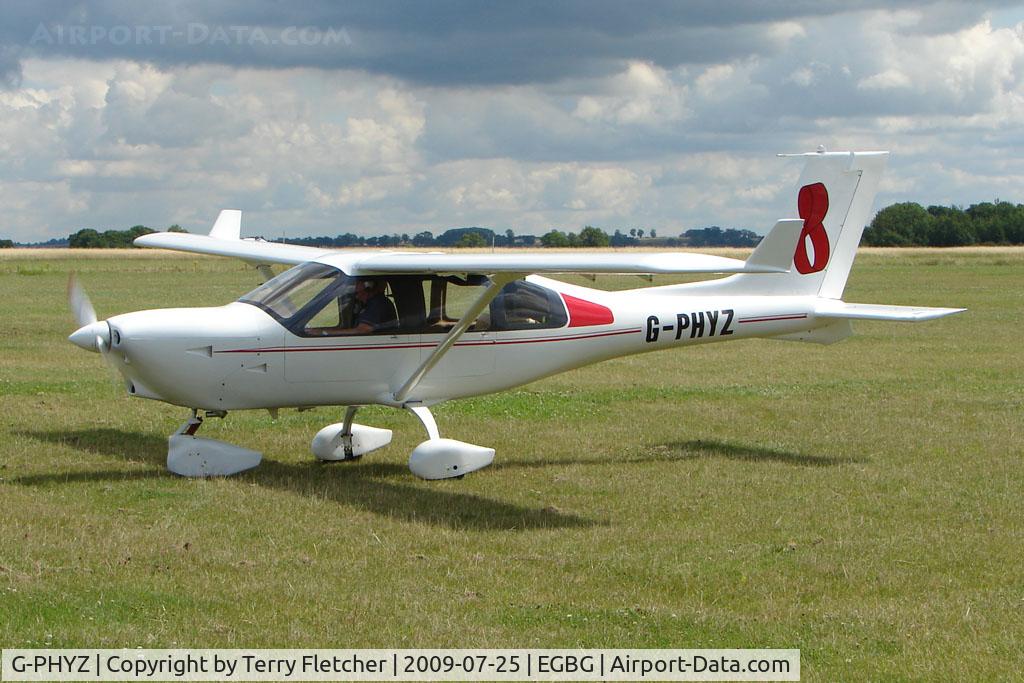 G-PHYZ, 2008 Jabiru J430 C/N PFA 336-14617, Jabiru at Leicester on 2009 Homebuild Fly-In day