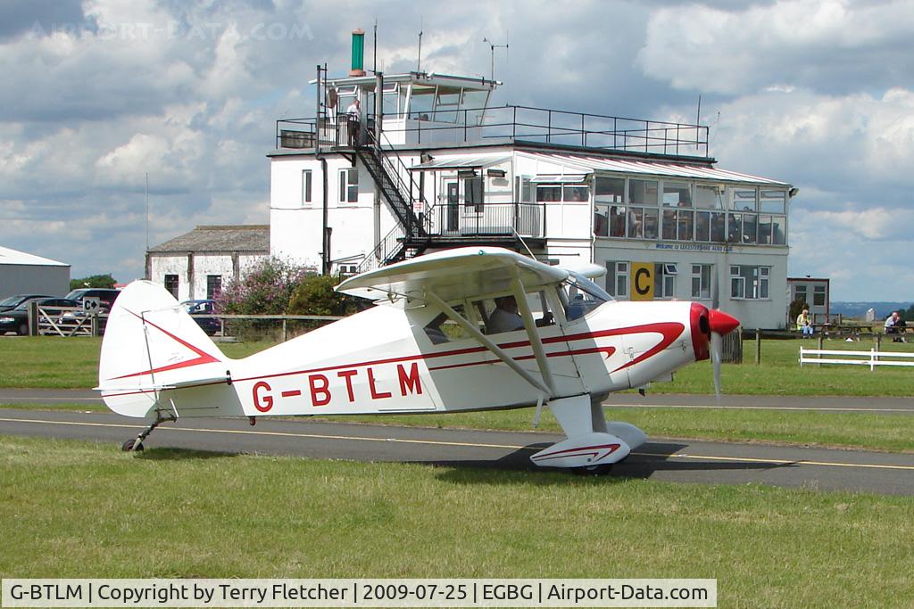 G-BTLM, 1958 Piper PA-22-160P Tri Pacer C/N 22-6162, Piper Pa-22-160 at Leicester on 2009 Homebuild Fly-In day