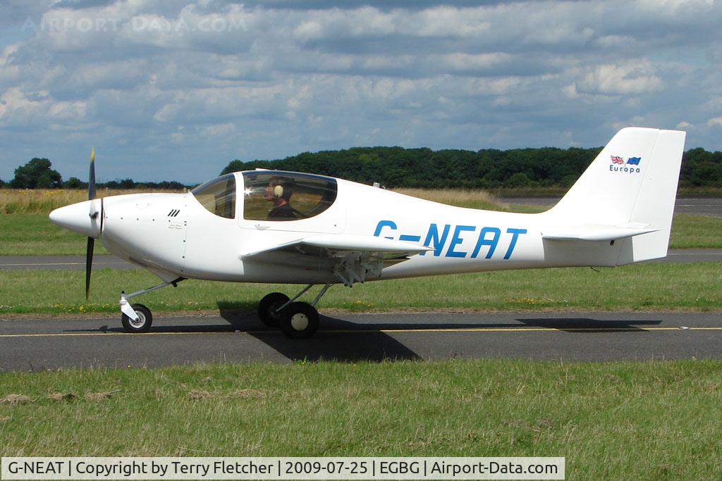 G-NEAT, 1996 Europa Tri-Gear C/N PFA 247-12642, Europa at Leicester on 2009 Homebuild Fly-In day