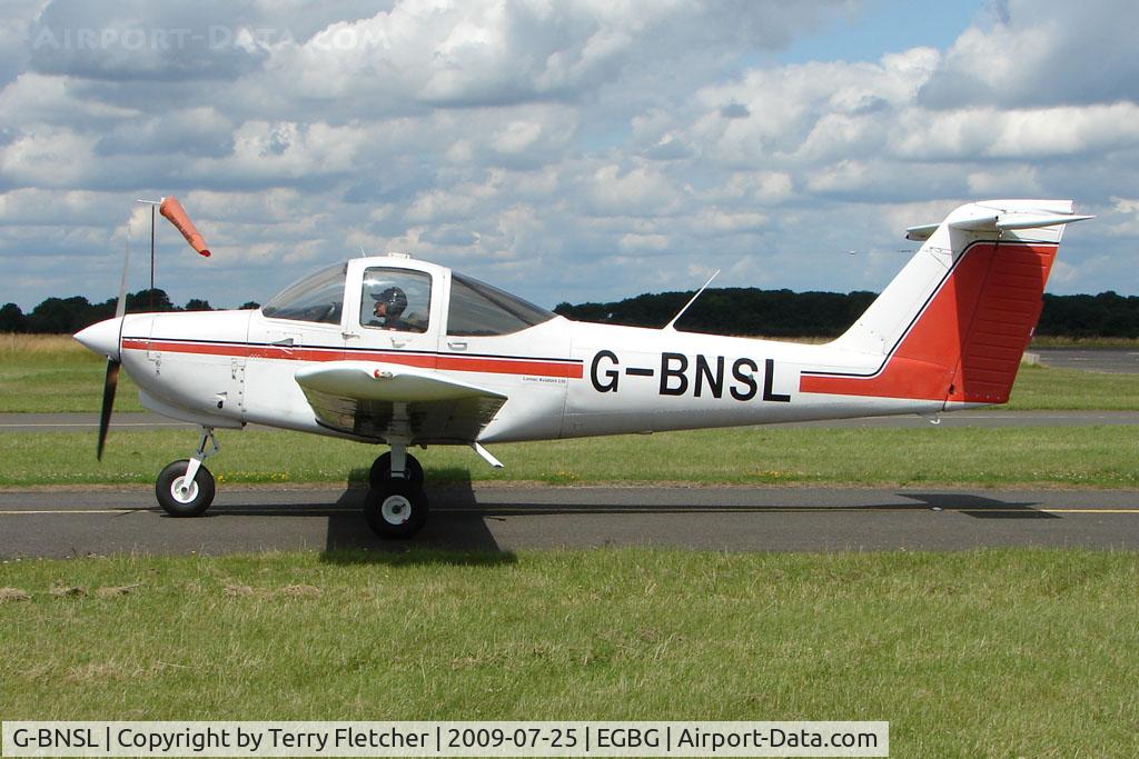 G-BNSL, 1981 Piper PA-38-112 Tomahawk Tomahawk C/N 38-81A0086, Piper Tomahawk at Leicester on 2009 Homebuild Fly-In day