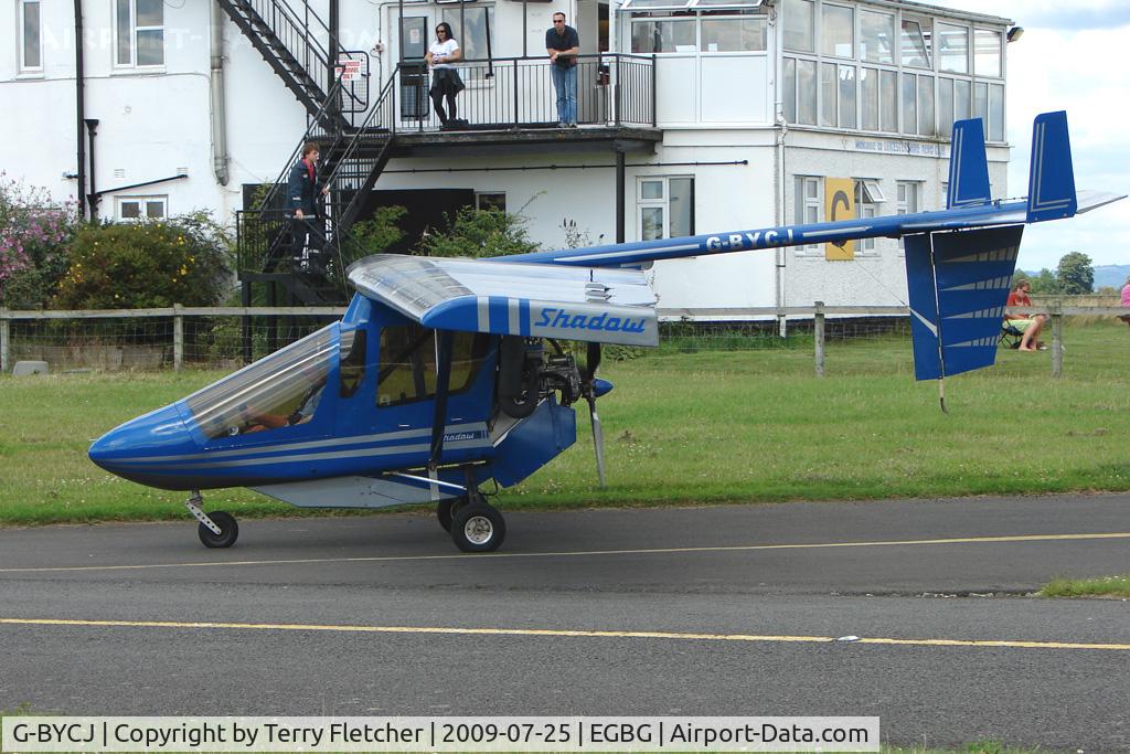 G-BYCJ, 1998 Pearson Jwe SHADOW SERIES DD C/N PFA 161-13258, Shadow DD at Leicester on 2009 Homebuild Fly-In day