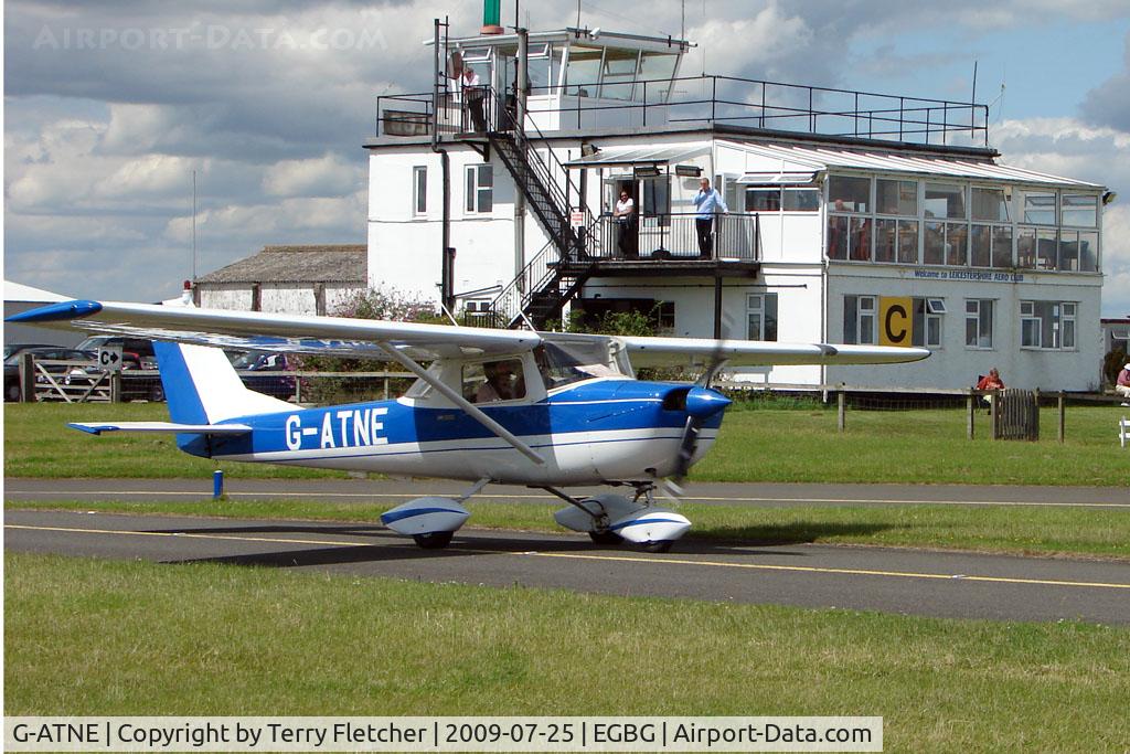 G-ATNE, 1966 Reims Cessna F150F C/N 0042, Based Cessna 150F at Leicester on 2009 Homebuild Fly-In day