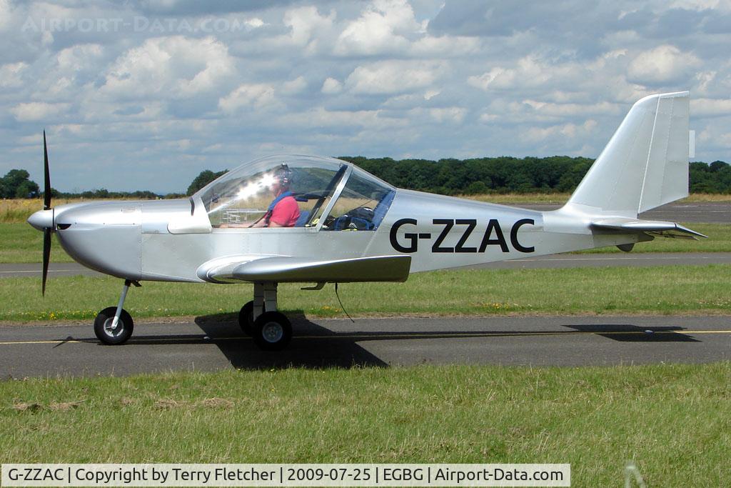 G-ZZAC, 2007 Aerotechnik EV-97 Eurostar C/N PFA 315-14642, EV-97 Eurostar at Leicester on 2009 Homebuild Fly-In day