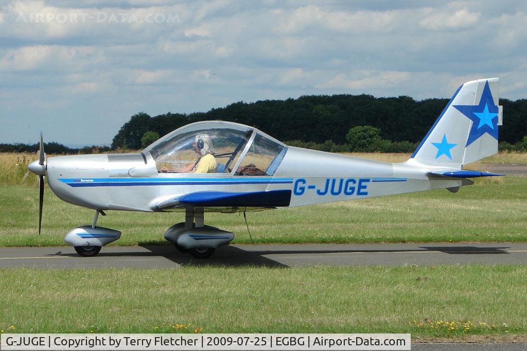 G-JUGE, 2003 Cosmik EV-97 TeamEurostar UK C/N 1709, EV-97 Eurostar at Leicester on 2009 Homebuild Fly-In day