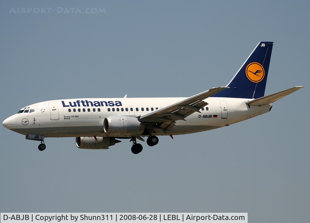 D-ABJB, 1991 Boeing 737-530 C/N 25271, Landing rwy 25R