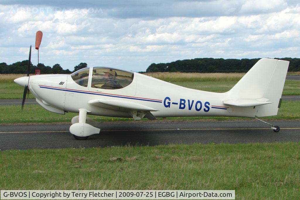 G-BVOS, 1988 Europa Tri-Gear C/N PFA 247-12562, Europa at Leicester on 2009 Homebuild Fly-In day